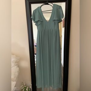 Birdy Grey Hannah Empire Dress in Sea Glass Size M